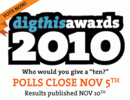 Voting ends 11/5.  Let's stuff the virtual ballot box for our faves from the 'ville