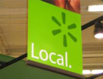 Nothing says local like your neighborhood Wal-Mart